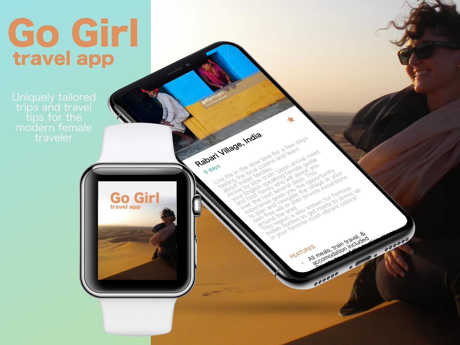 Go Girl Travel App by Allyson McAbee on Dribbble