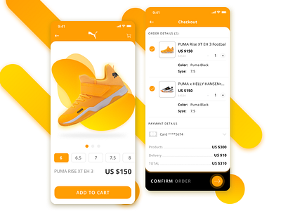 UI Design of eCommerce application