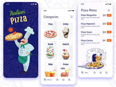 UI/UX Design/Food Delivery Application