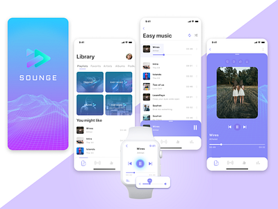 Sounge music player UI/UX