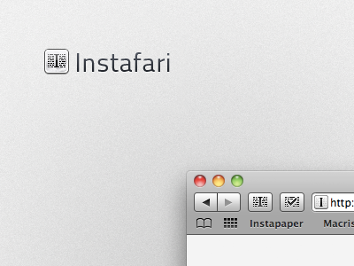 Instafari Mod extension icon instafari instapaper mod safari