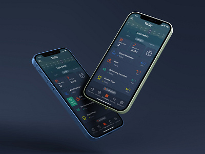 Physical Fitness - Habit Tracker app apple design ios mobile ui ux