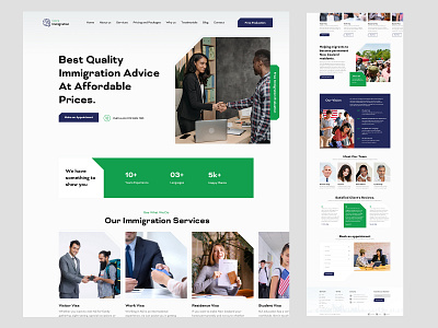 Consulting Home page  Design