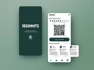10Summits - home page design homepage logo mockup mountains moutntine product design summits ui