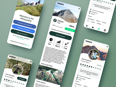 10Summits app app design design mountines product design summits ui uidesign