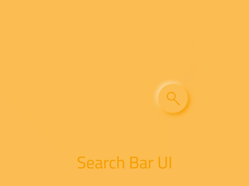 Search Bar - Soft UI adobe xd animation app design interactiondesign interactions neomorphism uidesign