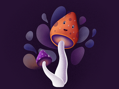 Mushrooms art artist digital art illustration mushrooms