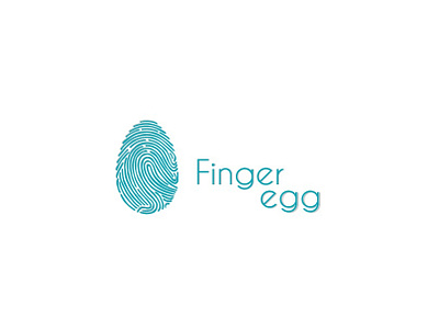 Finger egg egg huella illustration logo paw printe product design project