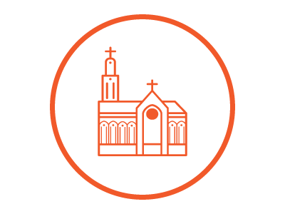 Church church design graphic design icon illustration illustrator