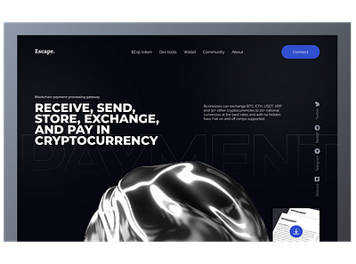 Blockchain payment processing gateway design payment paymentgatways ui web3