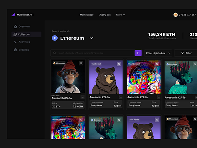 Crypto Multi-chain wallet - NFT
