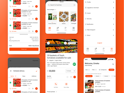 Food Ecommerce and Delivery app