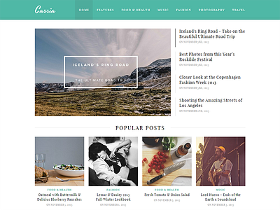 Cassia - WordPress Blog Theme