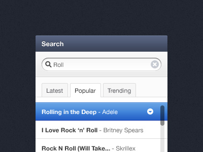 Search Widget