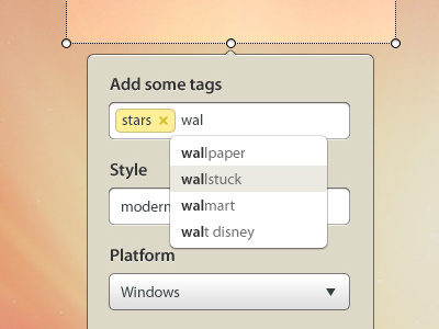 PatternTap Upload Process modal patterntap popup ui upload web