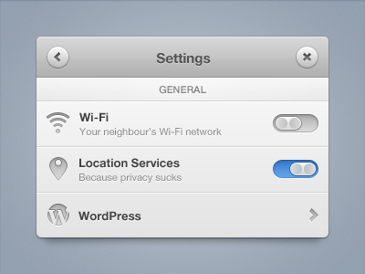 Settings 2
