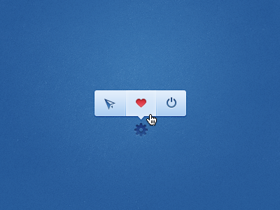 Tooltip blue glyphs hover icons tooltip ui