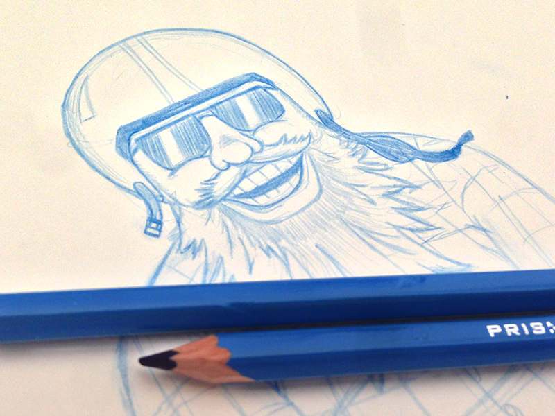 Non Photo Sketching Pencils By Jake Reed Dribbble Non Photo Sketching Pencils Blue Col Erase Pencil Prismacolor Ilration