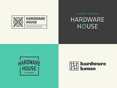 Hardware House brand electronics event foundry hardware house logo maker sxsw