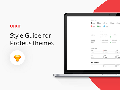 Free UI Style Guide Kit fields free freebie input layout ui kit ux web design