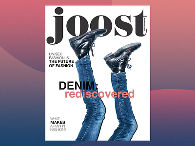 Cover Design for a Magazine Prototype: JOOST