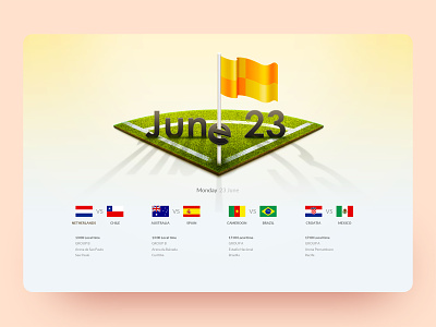 Russia World Cup schedule wallpaper app calendar design designs desktop desktop app flag football football club game game design icon illustration national flag neumorphism schedule sports ui web