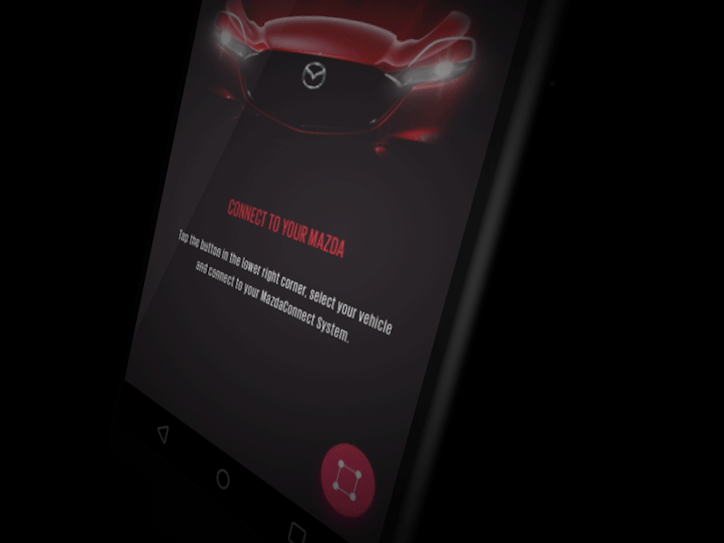 Mazda start the animation animation app car design designs flat illustration neumorphism ui ux