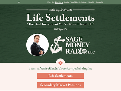 Sage Money Radio Web Design graphic design web design