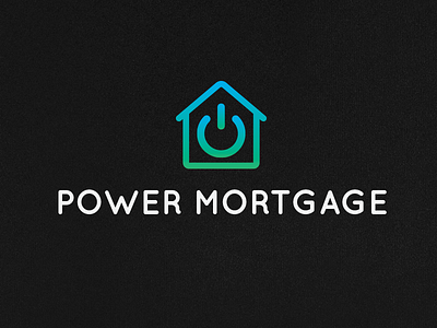 Power Mortgage Branding Mock branding graphic design logo design