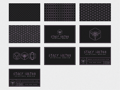 Stacy Hilton Business Cards branding graphic design logo design web design