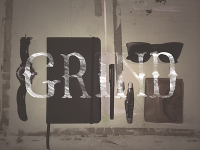 Grind graphic design grind hand lettering typography