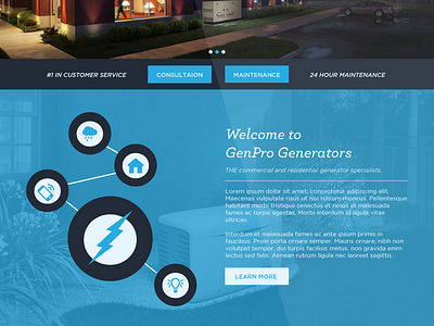 GenPro Round 1 Comp branding graphic design logo design web design