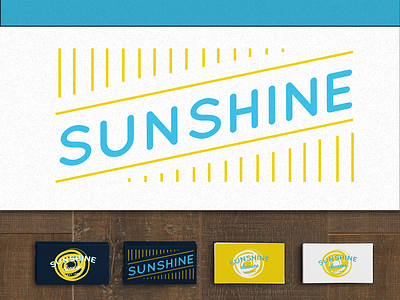 Sunshine Cleaners Branding branding graphic design logo design web design