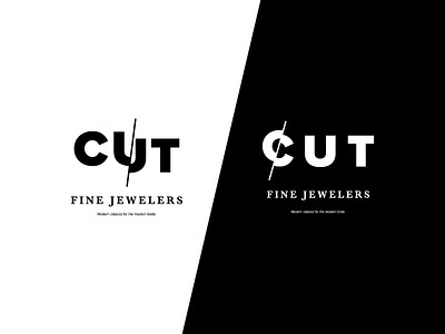 CUT Fine Jewelers branding graphic design logo design