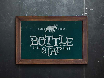 Bottle & Tap Branding beer brandin craft beer graphic design lettering typography