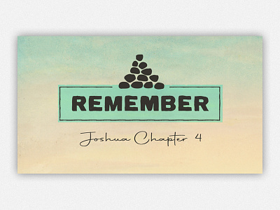 YouTube thumbnail for a Joshua sermon series church design church marketing sermon art sermon graphic sermon series sermon title