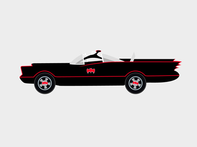 Batmobile Illustration bat batman batmobile car design illustration