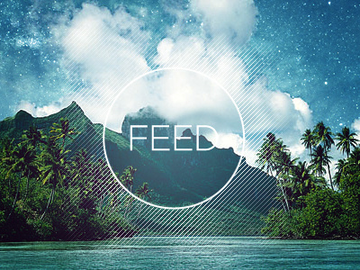 Feed album circle cover designersmx feed lines music paradise tropic