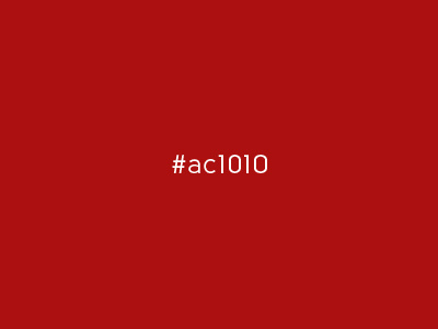 Favorite Color - #ac1010 color hex red