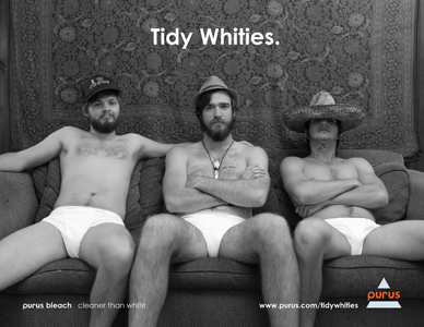 Tidy Whities Ad Campaign by Ashley Ganahl on Dribbble