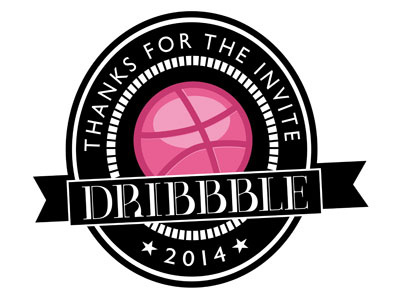 Debut - Hello Dribble World! basket ball debt dribbble first shot invitation label pink thank you thanks