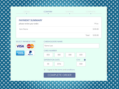 002 Credit Card 002 creditcard dailyui