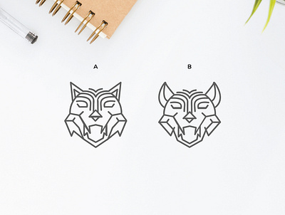 Tiger Head Logo concept design head tiger ilustration logo logo design concept logodesign monoline tiger