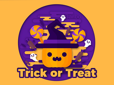 Trick or Treat halloween illustration trick or treat vector vector illustration