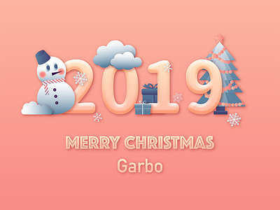 2019 Merry Christmas by Garbo