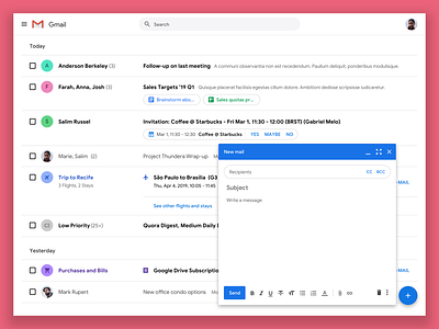 What Gmail could have become gmail google inbox material material design material design 2 material theme