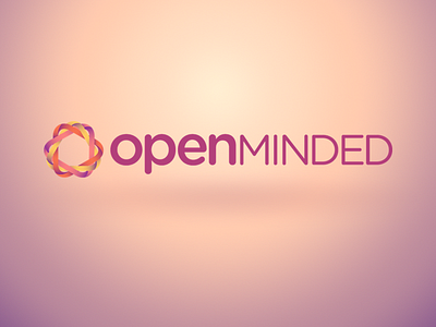 OpenMinded logo braid gotham logo openminded ribbon