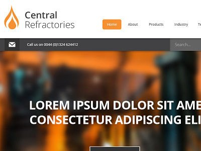 Central Refractories clean modern web