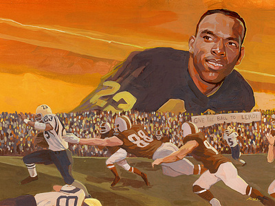 Give the Ball to Leroy // for Purdue Alumnus Magazine