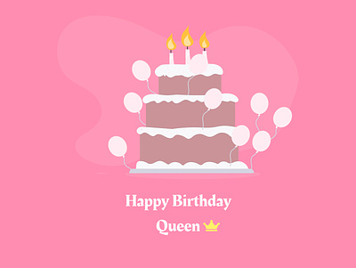 Birthday card birthday cake birthday card design figma happy birthday ui ui design